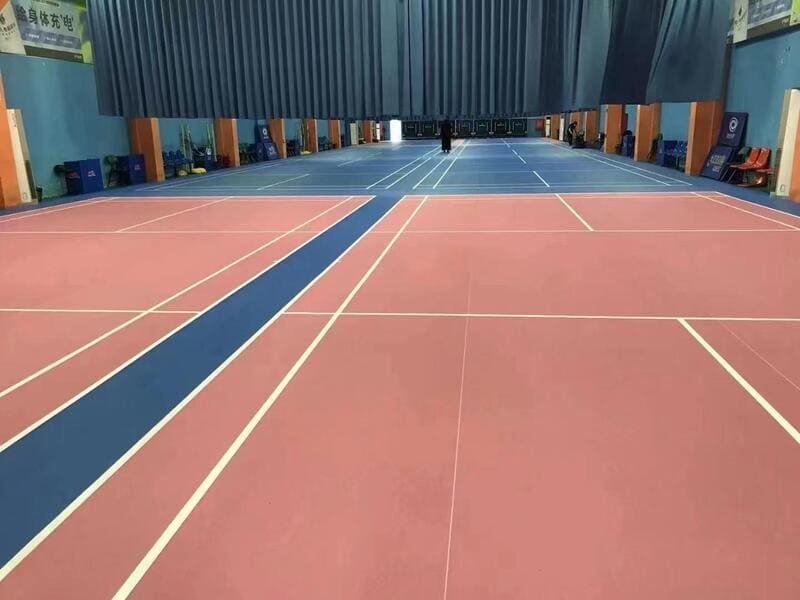 badminton court application flooring guide